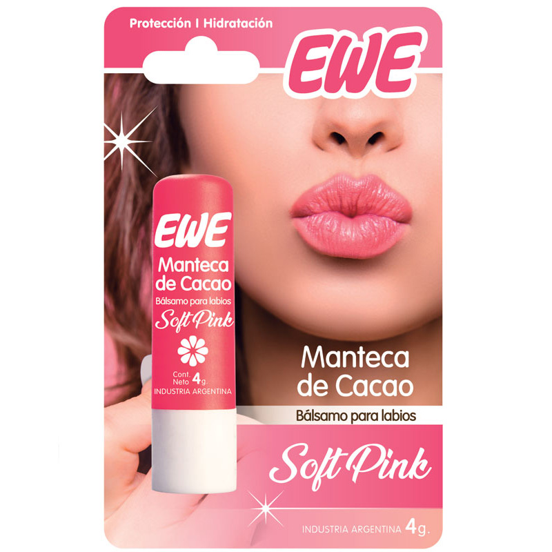 Manteca de cacao Bálsamo para labios SOFT PINK